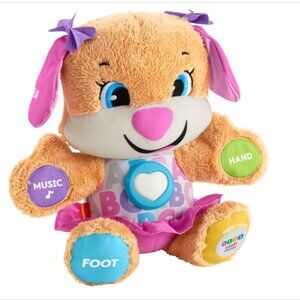 Fisher-Price Baby Toy Laugh & Learn  Musical Plush  Lights & Learning 6Mos.+ NIP
